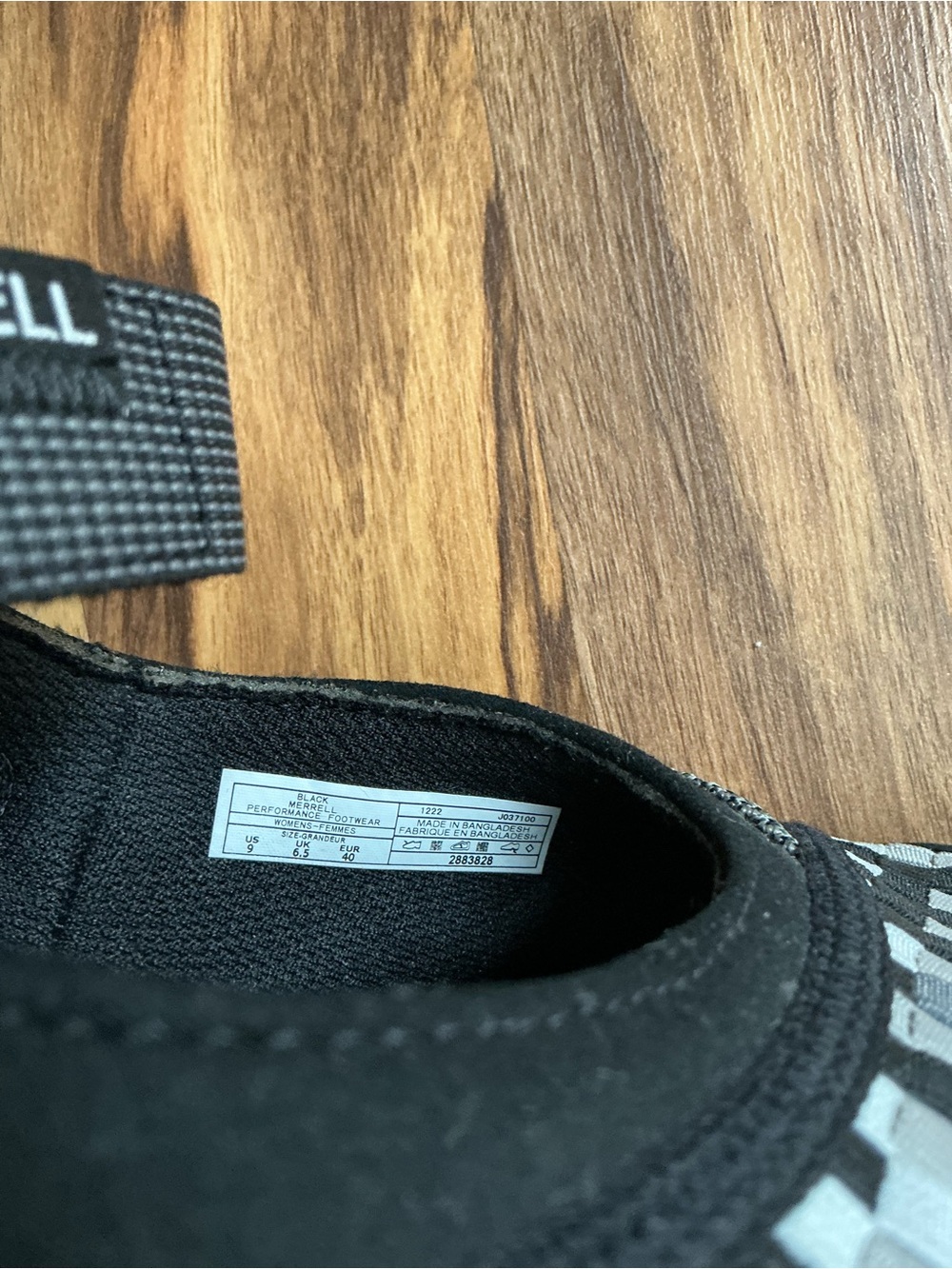 Merrell Black & Gray Slip-On Mary Jane Sneakers - Picture 4 of 6